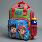 Spacious Kids School Bag with Side Pockets 