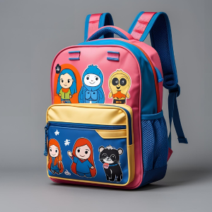 Stylish Backpack for Children with Water Resistant Material 
