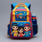 Spacious Kids School Bag with Side Pockets 