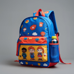 Spacious Kids School Bag with Side Pockets 