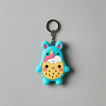 Rainbow Keychain with Cloud Detail
