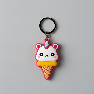 Fruit-Themed Strawberry Bag Charm