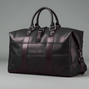 Premium PU Leather Travel Bag with 45L Capacity and Multi-Pocket Design