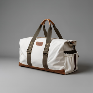 Premium Genuine Leather Travel Bag with 35L Capacity and Multi-Pocket Design