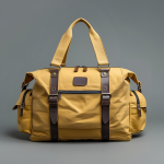 Premium Vegan Leather Travel Bag with 60L Capacity and Multi-Pocket Design