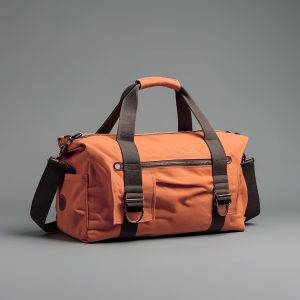 Premium PU Leather Travel Bag with 45L Capacity and Multi-Pocket Design